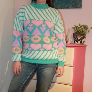 Adele Knitwear Mint Condition Rare Pastel Sweater